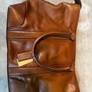 COACH Bleecker Brown Leather Tote